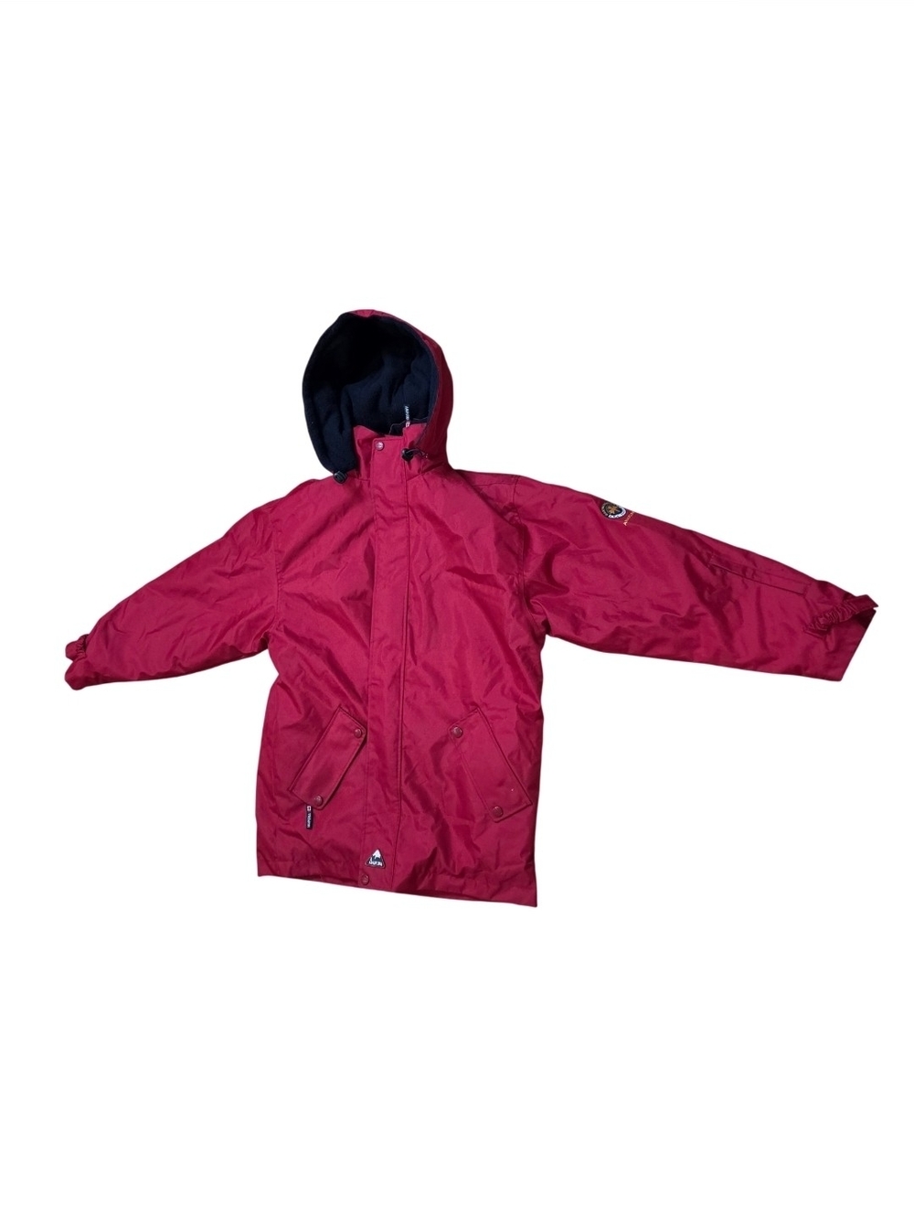 Men’s Red Waterproof Raincoat - Classic Parka